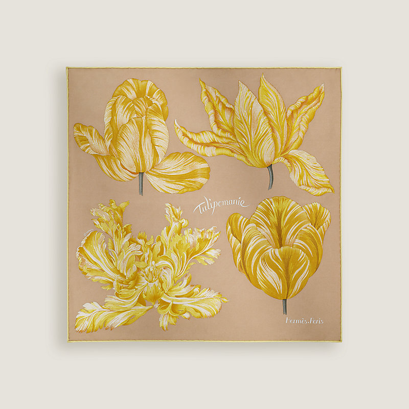 Tulipomanie Detail scarf 45 | Hermès Netherlands